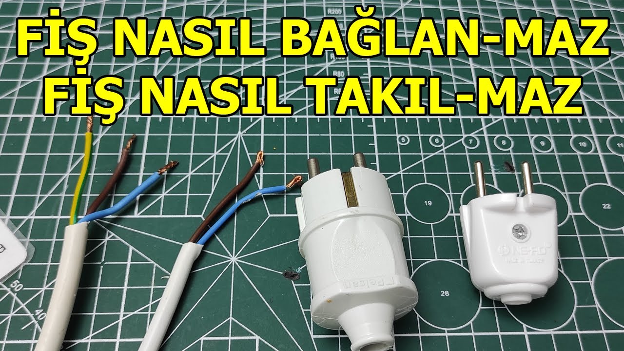 🔴 ELEKTRİK FİŞİ NASIL BAĞLAN-MAZ,   🔴 FİŞ NASIL TAKIL-MAZ
