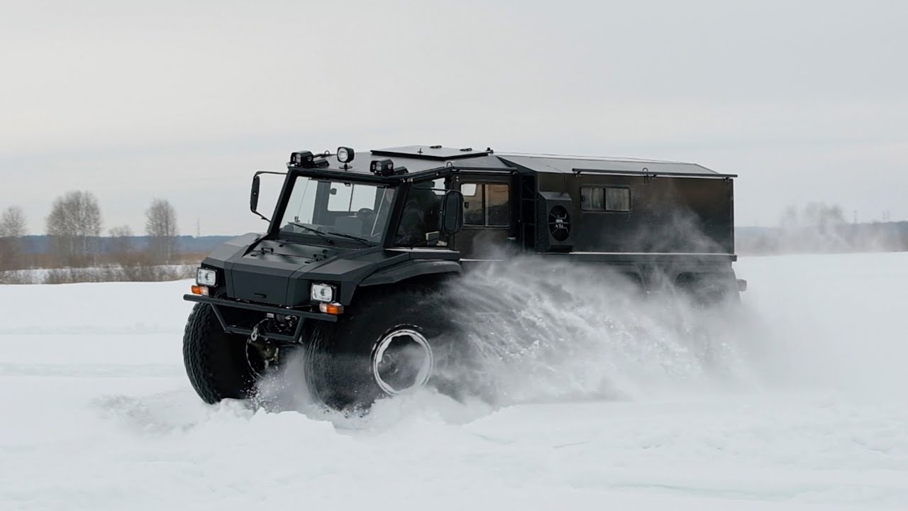 Вездеход КРЕЧЕТ x310 | Выезд в СНЕГ