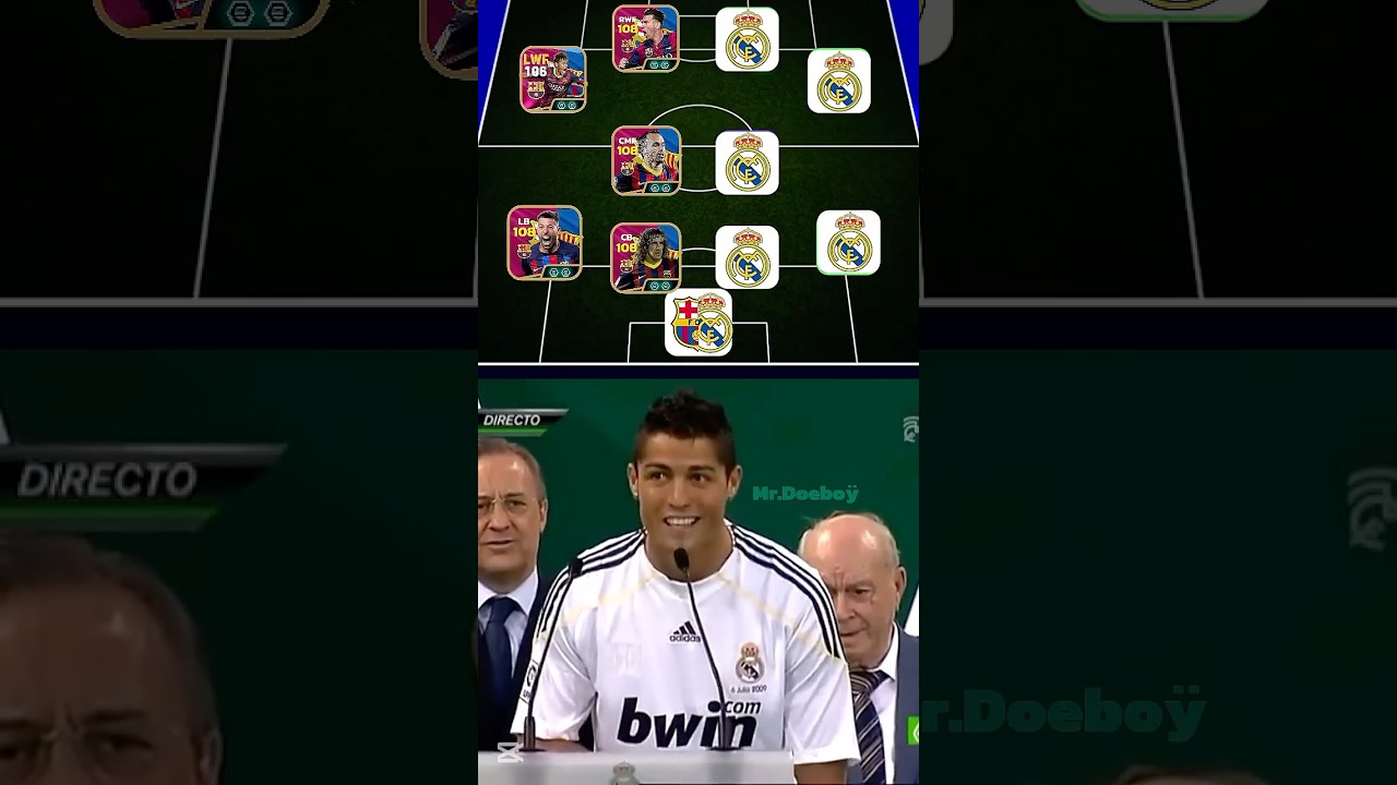Prime Barcelona Vs Prime Real Madrid ☠️ #efootball #football #shorts #viralvideo