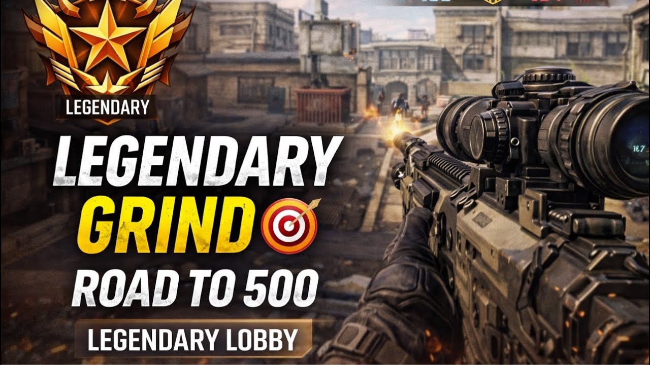 Legendary Lobby Grind 🎯 | Road to 500 Subs | CODM Live