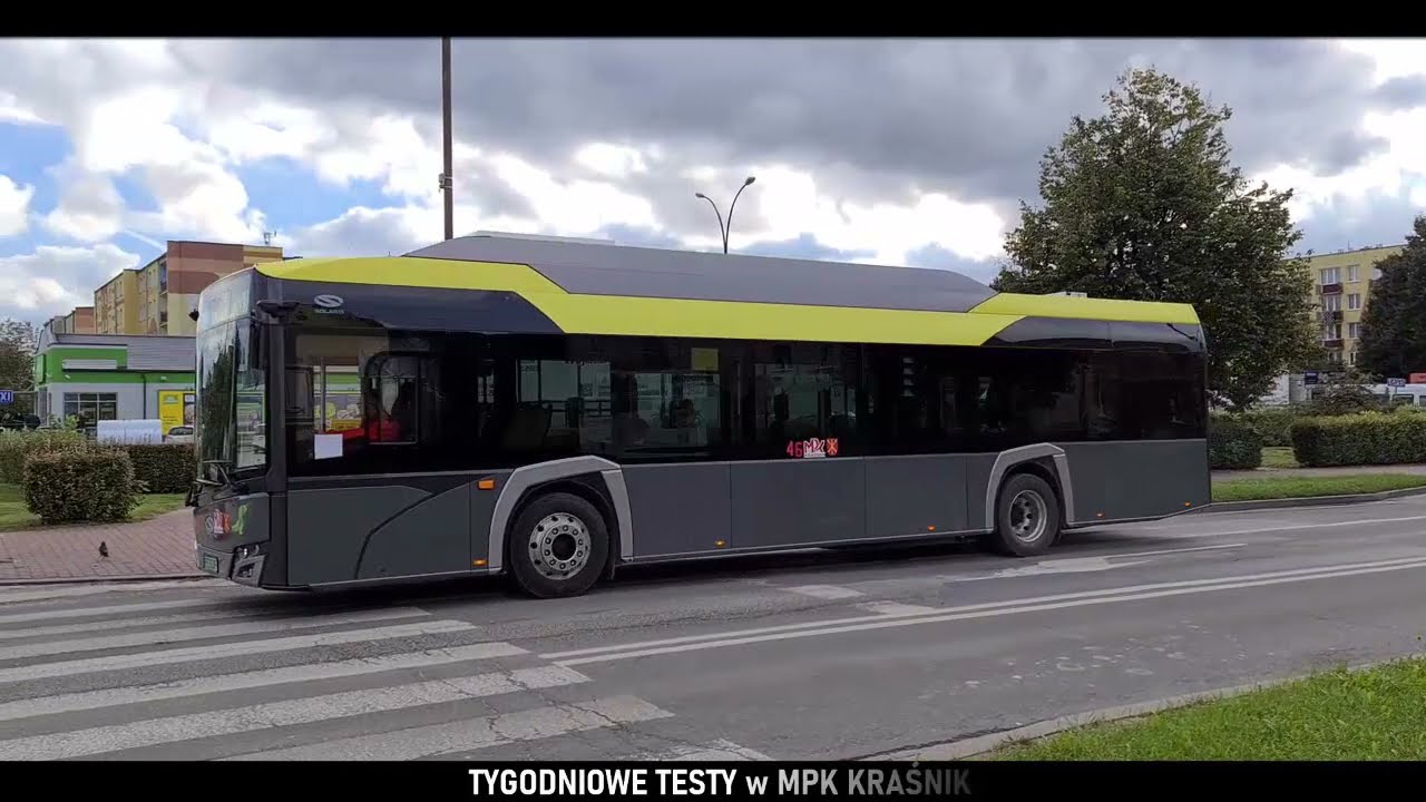 Solaris Urbino 12 Electric - Testy w MPK Kraśnik Październik 2021