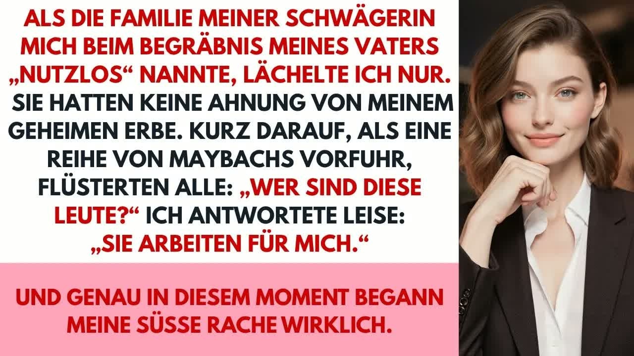 Auf der Beerdigung verspotteten sie mich als arm – bis eine Luxusflotte mein wahres Erbe zeigte