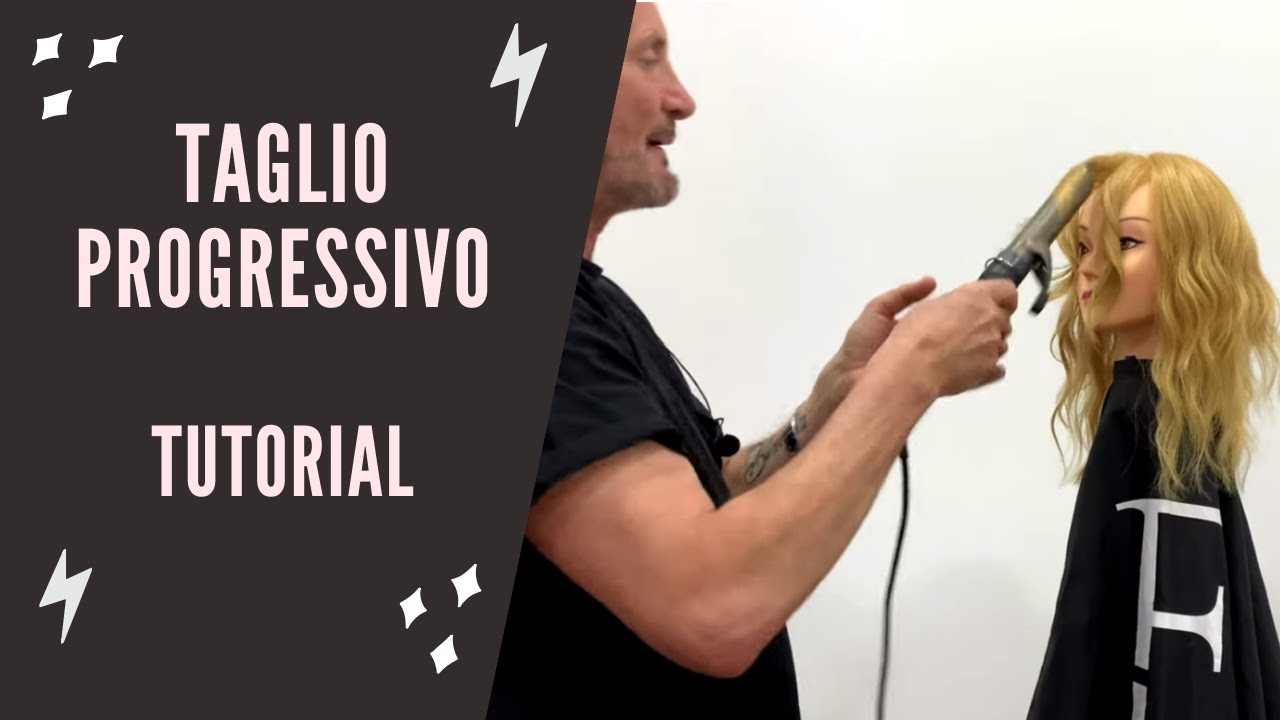 Taglio scalato con combinazione di pesi | Corso Parrucchiera