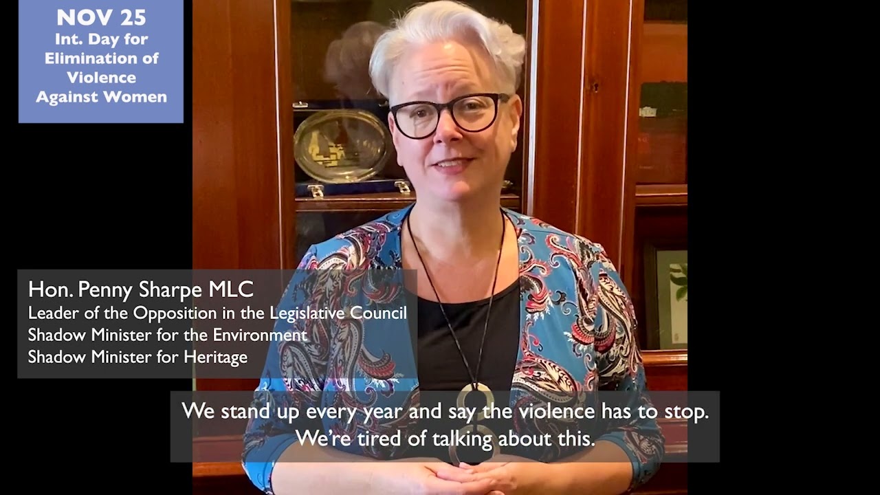 Hon Penny Sharpe, MLC - Message of Support