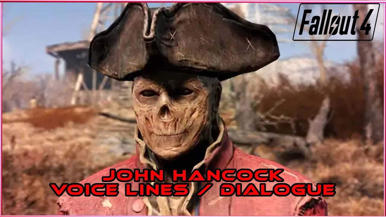 John Hancock Companion Voice Lines Dialogue - Fallout 4