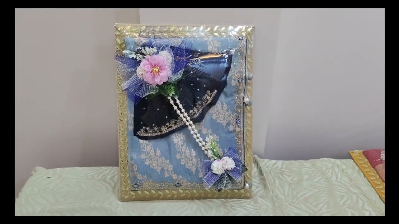 Beautiful saree packing for engagement ( Trousseau packing )