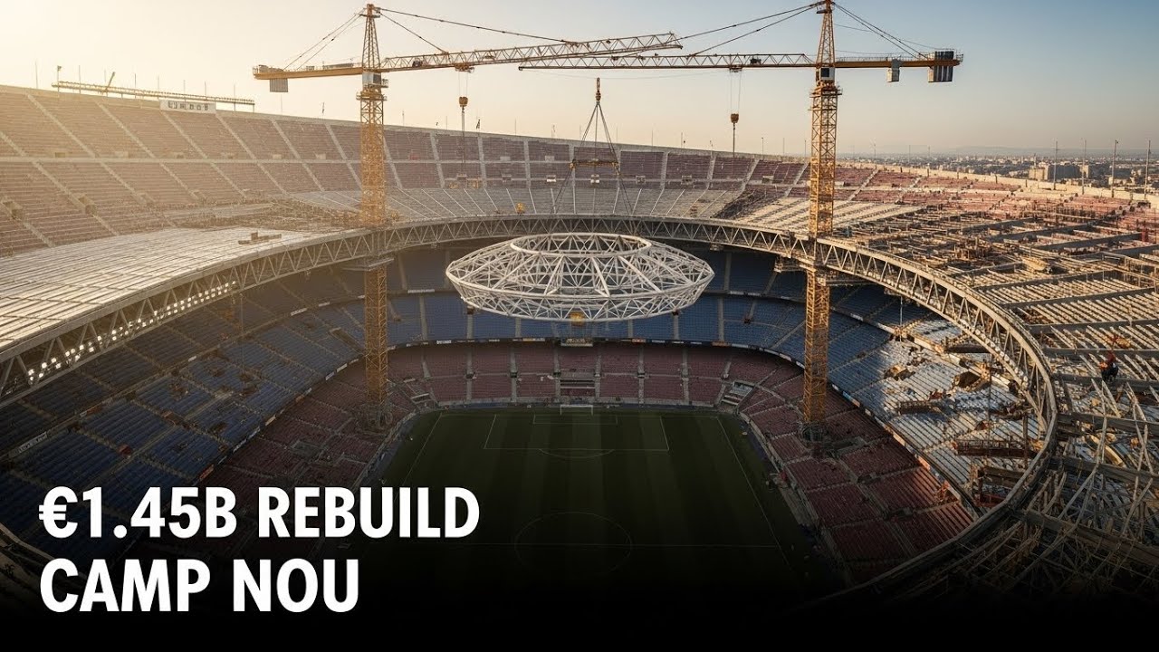 Inside the Rebuild of Camp Nou: Barcelona’s €1.45 Billion Stadium Project