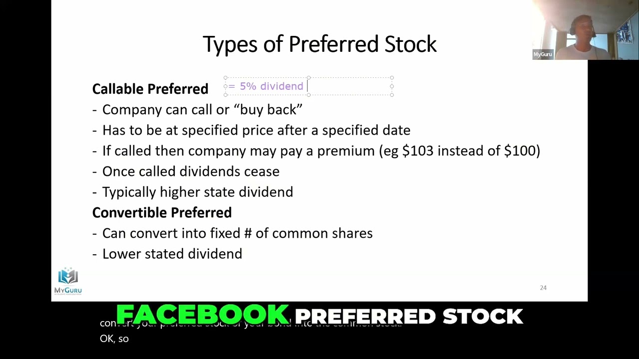 Quick SIE Concept Review: Convertible Preferred Stock