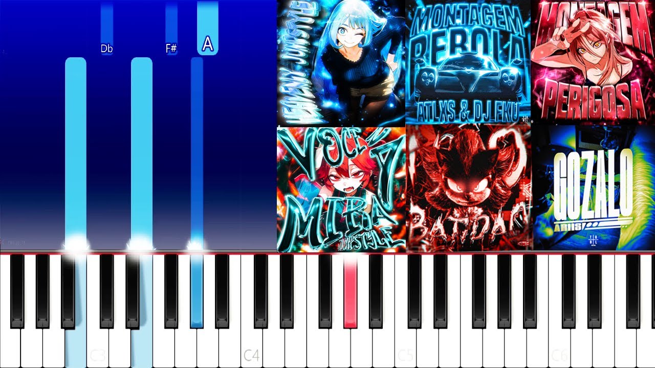 6 PHONK SONGS ON PIANO (Part 14) (Piano Tutorial)