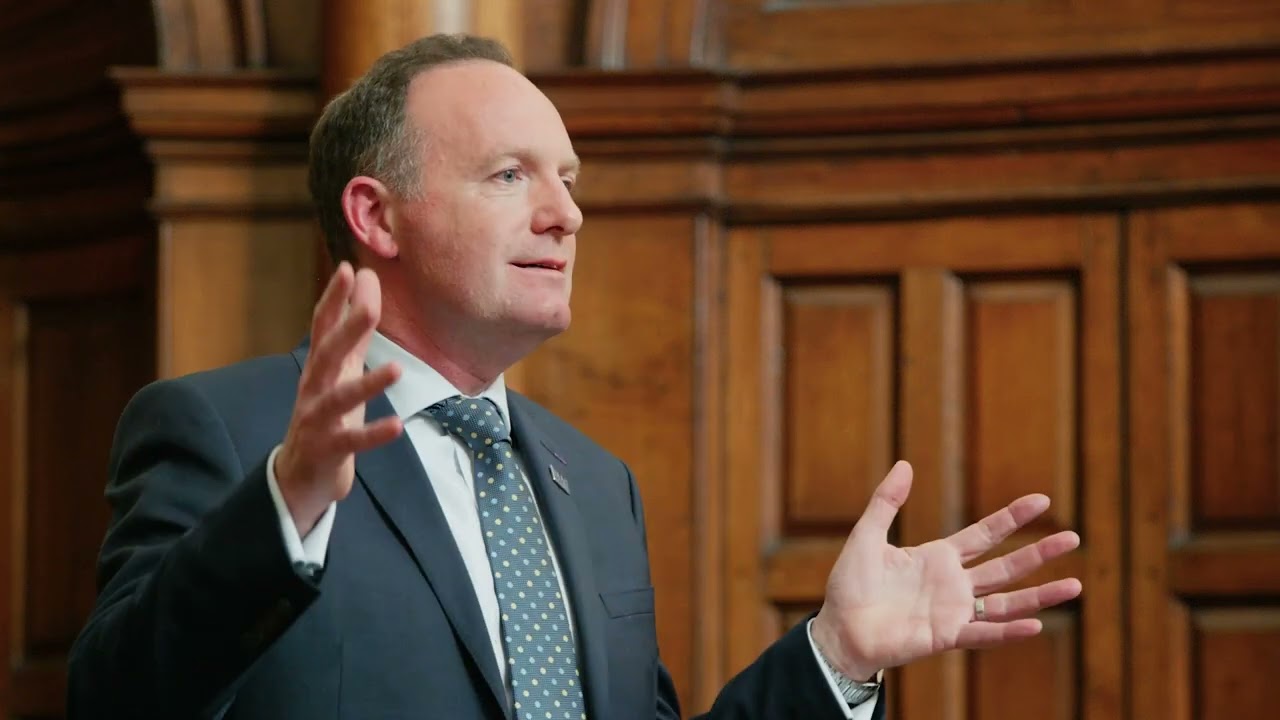 Professor Peter Gallagher speaking at the Astronomical Observatories of Ireland Launch Night.