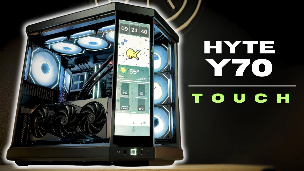 Потрогайте, почувствуйте и отклейте дисплей HYTE Y70 Touch 4K [RTX 4090 | Ryzen 9 7950X3D]