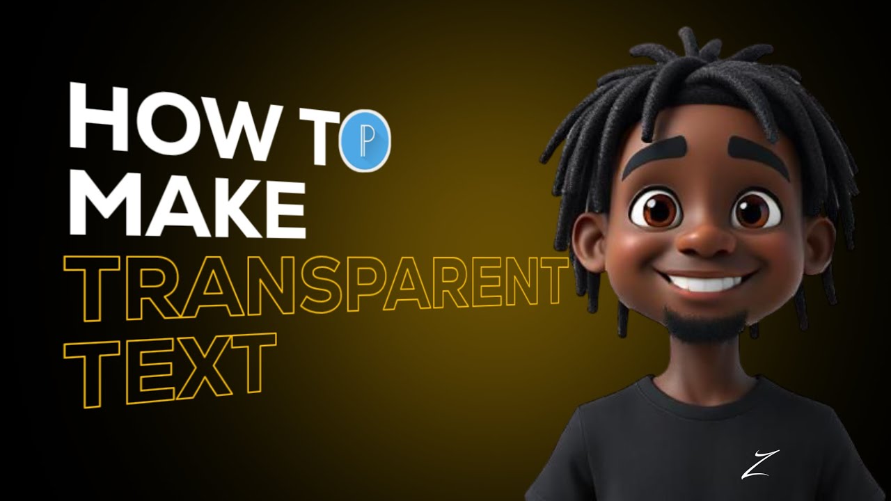 How To Make Transparent Text On Pixellab | Pixellab Tutorial 2026