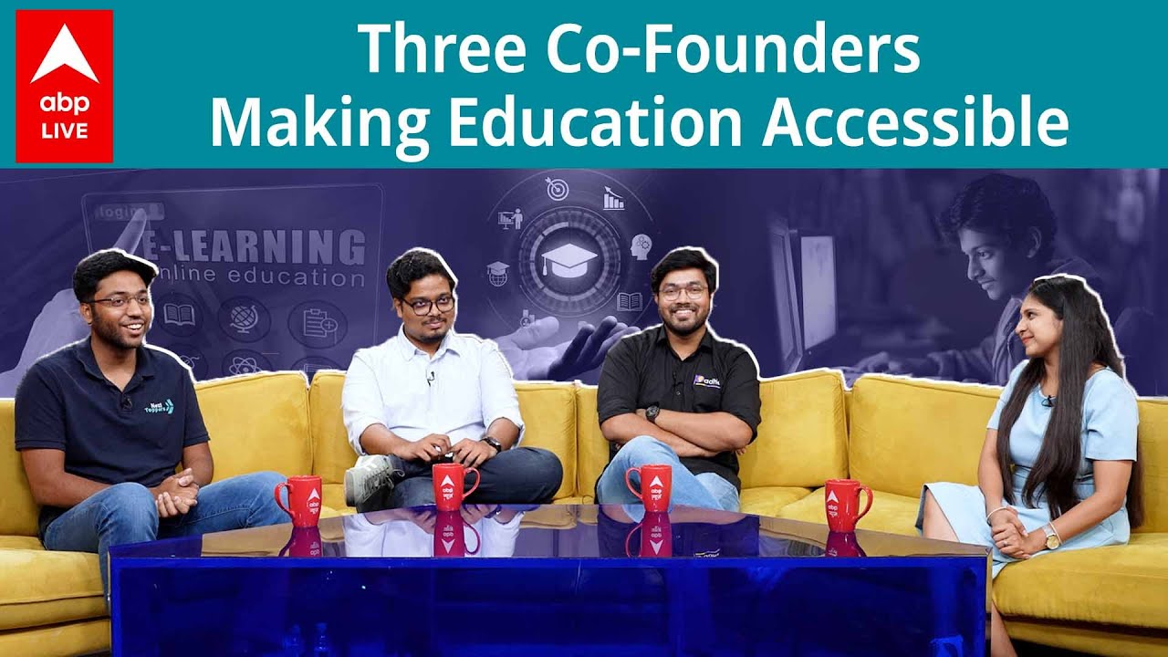 Three Co-Founders, Making Education Accessible | Full Story in this Interview | ABP Live