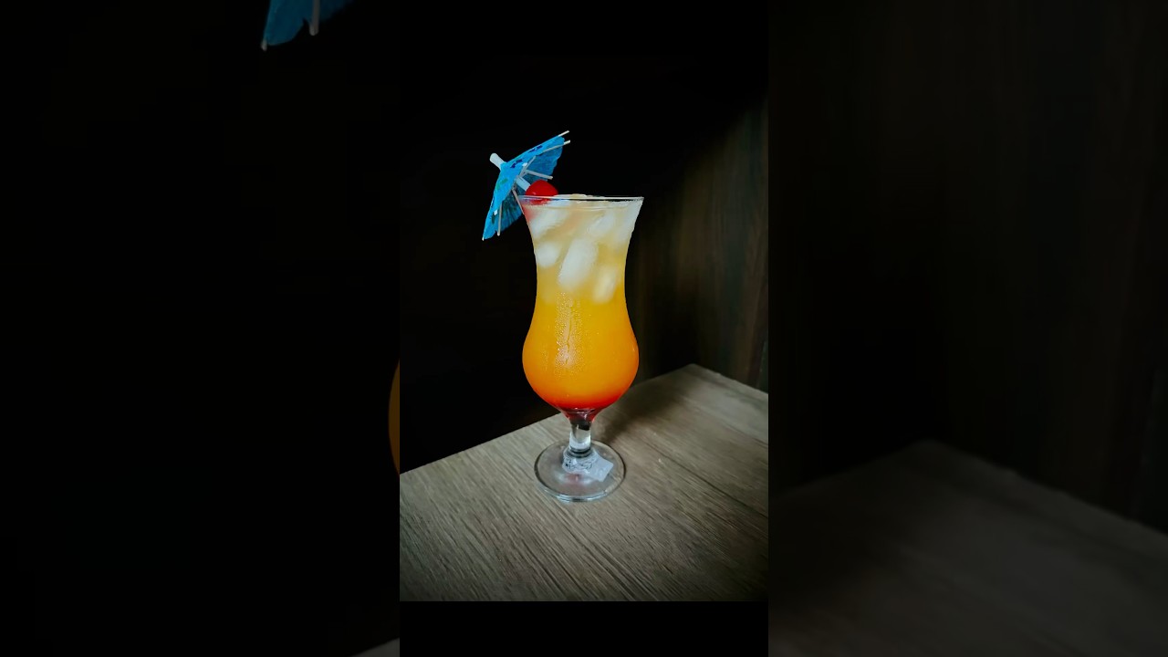 Peach  sunrise 🌅 🍑 #cocktailtime