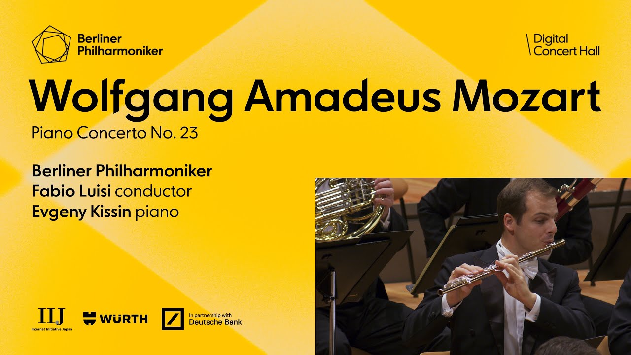 Mozart: Piano Concerto No. 23 / Kissin · Luisi · Berliner Philharmoniker