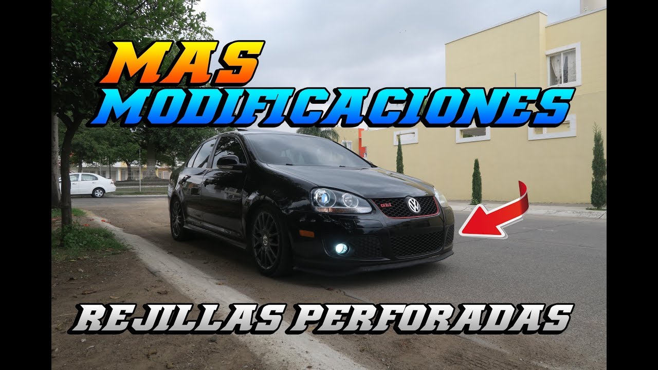 MAS MODIFICACIONES AL BORA , REJILLAS PERFORADAS , POLARIZADO , QUITAR PINTURA