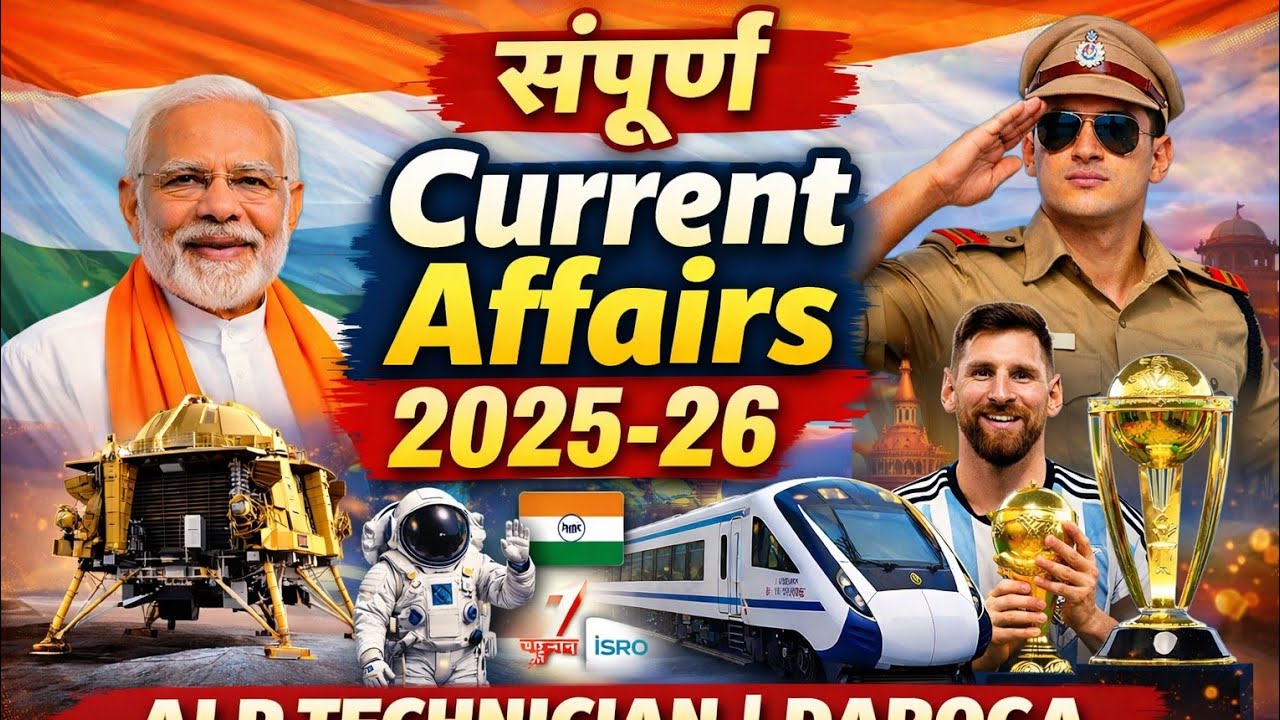 DAY 31 🔥 Current Affairs For Alp ll Technician ll AEDO ll BSSC