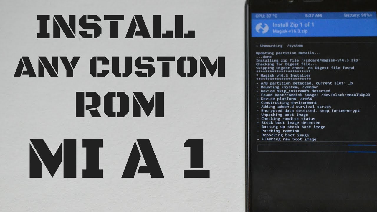 How to Install any Custom ROM on Mi A1 Step by Step guide!!!!
