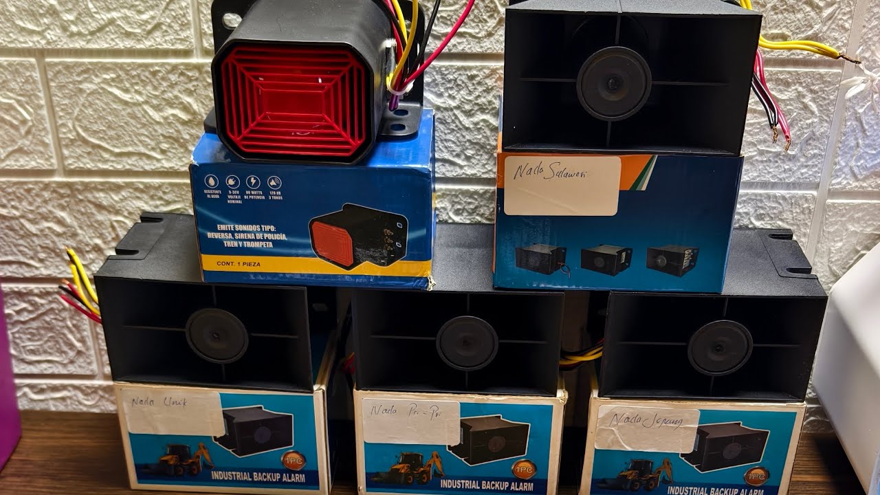 SPILL MACAM MACAM ALARM MUNDUR TRUCK SUARA TERVIRAL 12V 24V