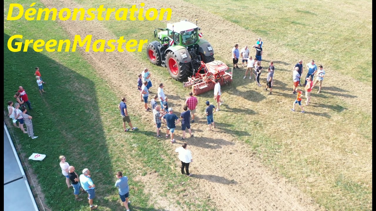 D&eacute;monstration GreenMaster 300 G&uuml;ttler en Belgique chez Hydrosoud. Tests en conditions s&egrave;ches !