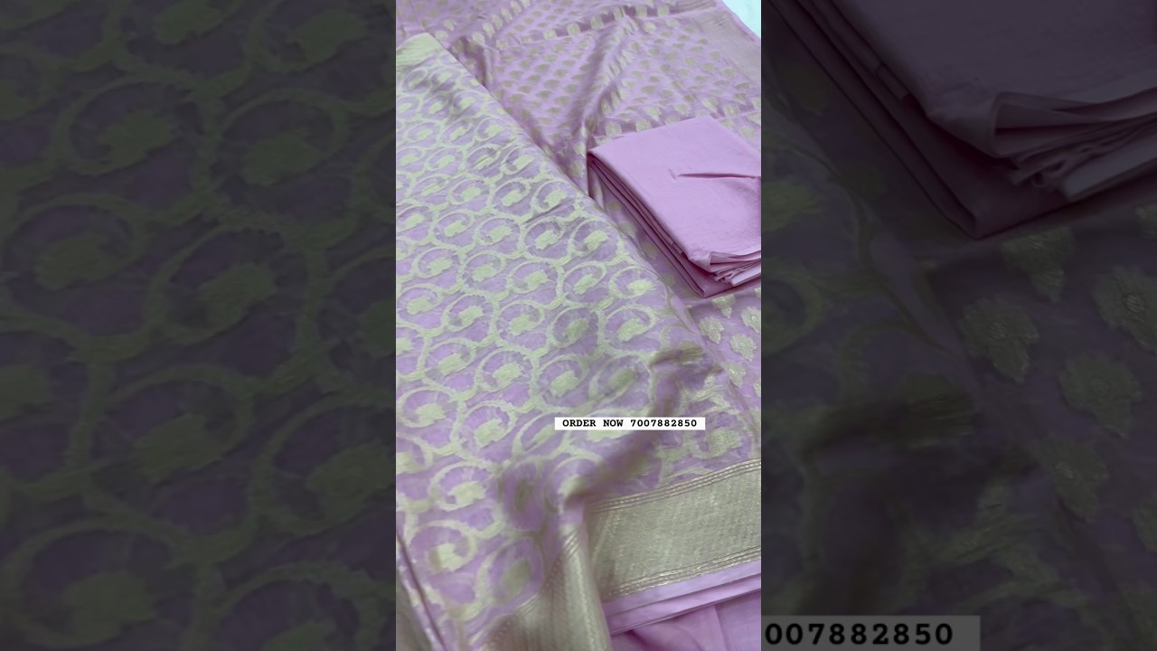 Banarsi pure Cotton zari weaved suits Collect ₹1950/- #banarsisuits #suits #chanderisuits #silksuits