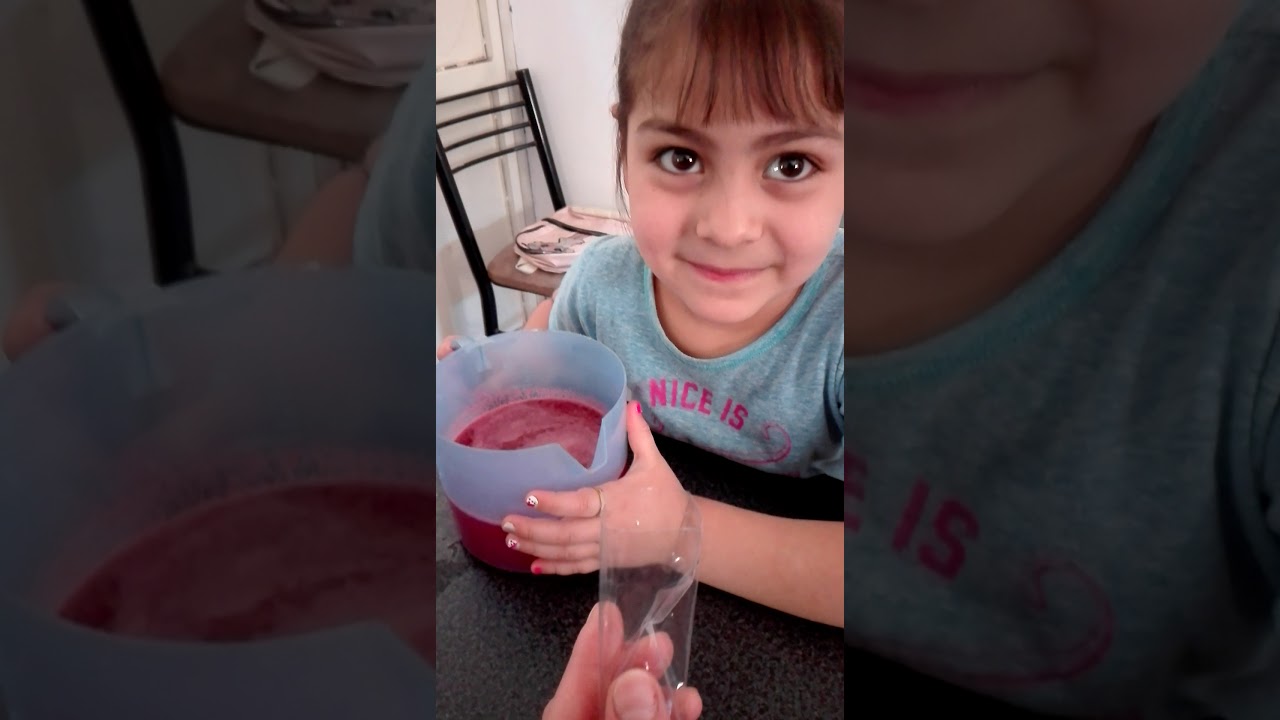 Juguitos congelados con gelatina