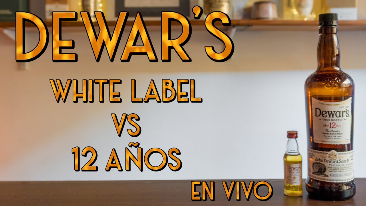 DEWAR'S 12 años vs White Label 🤍: Comparo EN VIVO estos 2 blended scotch whisky | Tito Whisky