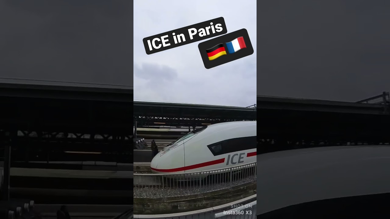 #trainfluencer #trainspotting #icetrain #paris #deutschebahn #highspeedtrain #ice3