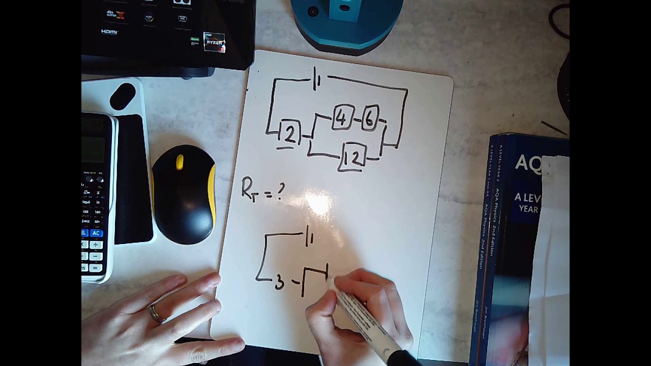 Series and parallel mix resistors pratice