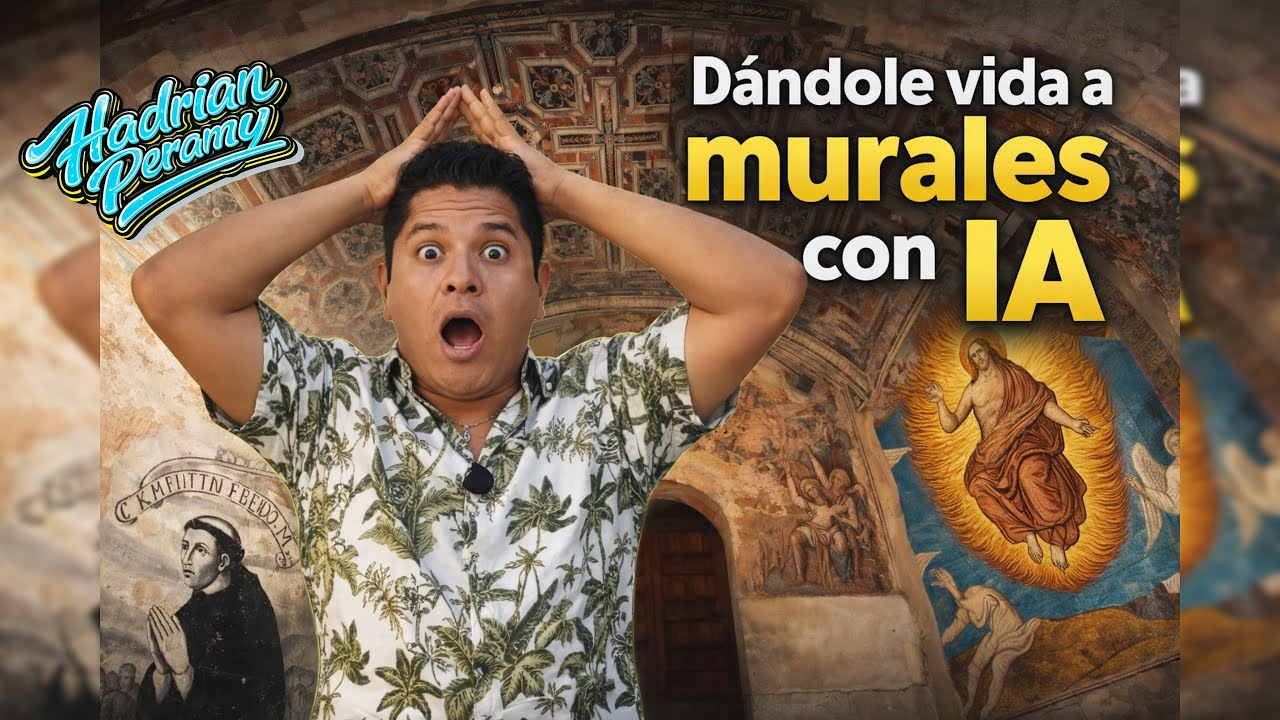 USÉ IA PARA REVIVIR MURALES HISTORICÓS DE MI CIUDAD | Actopan Hidalgo Mexico