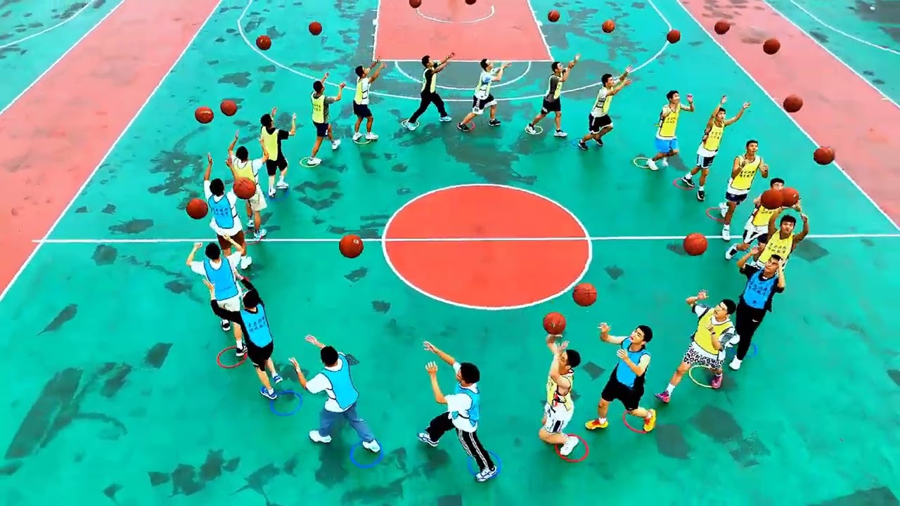 篮球互动游戏#体育游戏 #篮球游戏 #体育生 #团队精神 #运动