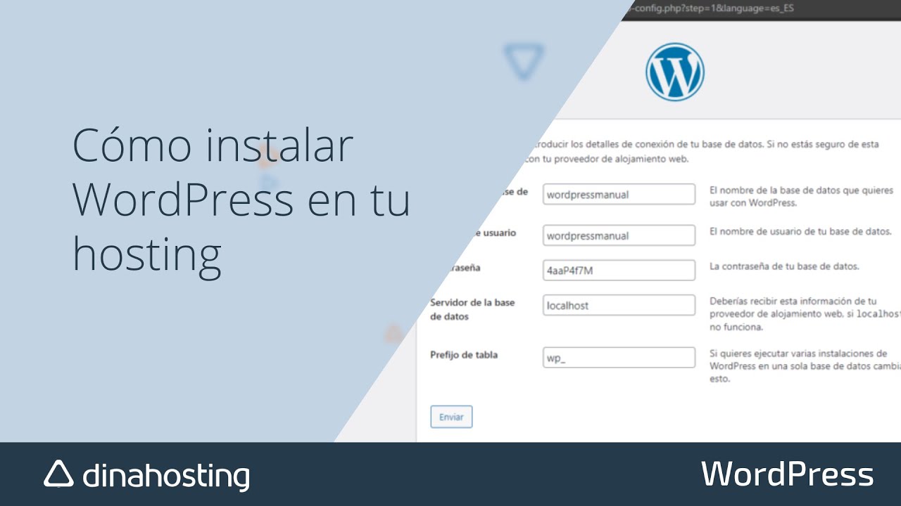 Ayuda dinahosting | Cómo instalar WordPress en tu hosting paso a paso (2021)