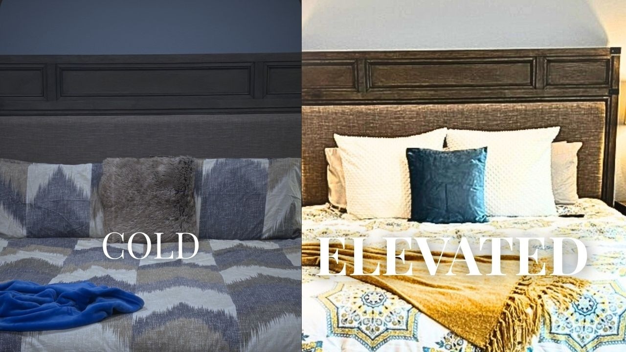 How to Make a Grey Bedroom Feel High-End & Cozy