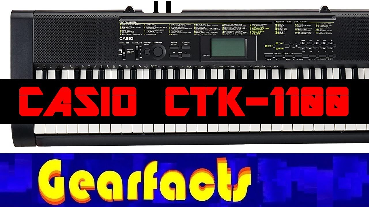 Casio CTK-1100 Home keyboard - Neat, tidy & sufficient