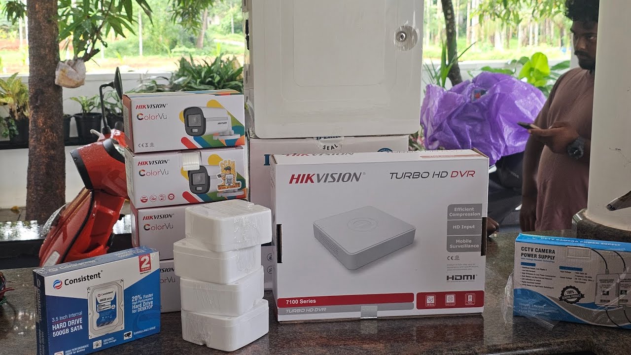 HIKVSION 2 MP COLOUR CAMERA INSTALLATION IN KERALA! MALAYALAM