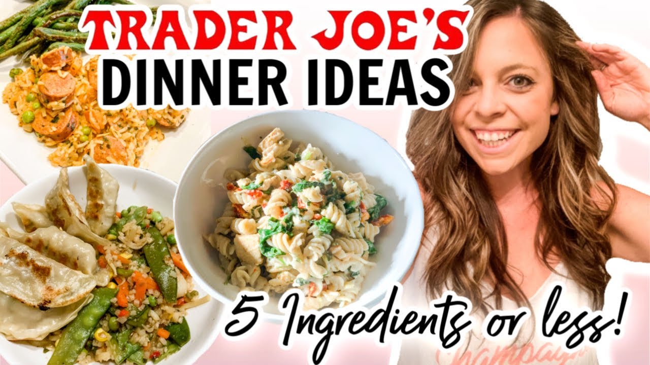 5 БЛЮД ОТ TRADER JOES ИЗ 5 ИНГРЕДИЕНТОВ ИЛИ МЕНЬШЕ! ИДЕИ ДЛЯ УЖИНА ОТ TRADER JOES!