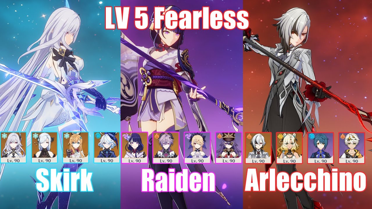 Stygian Onslaught Lv 5 Fearless | Luna III 6.2 | Genshin Impact