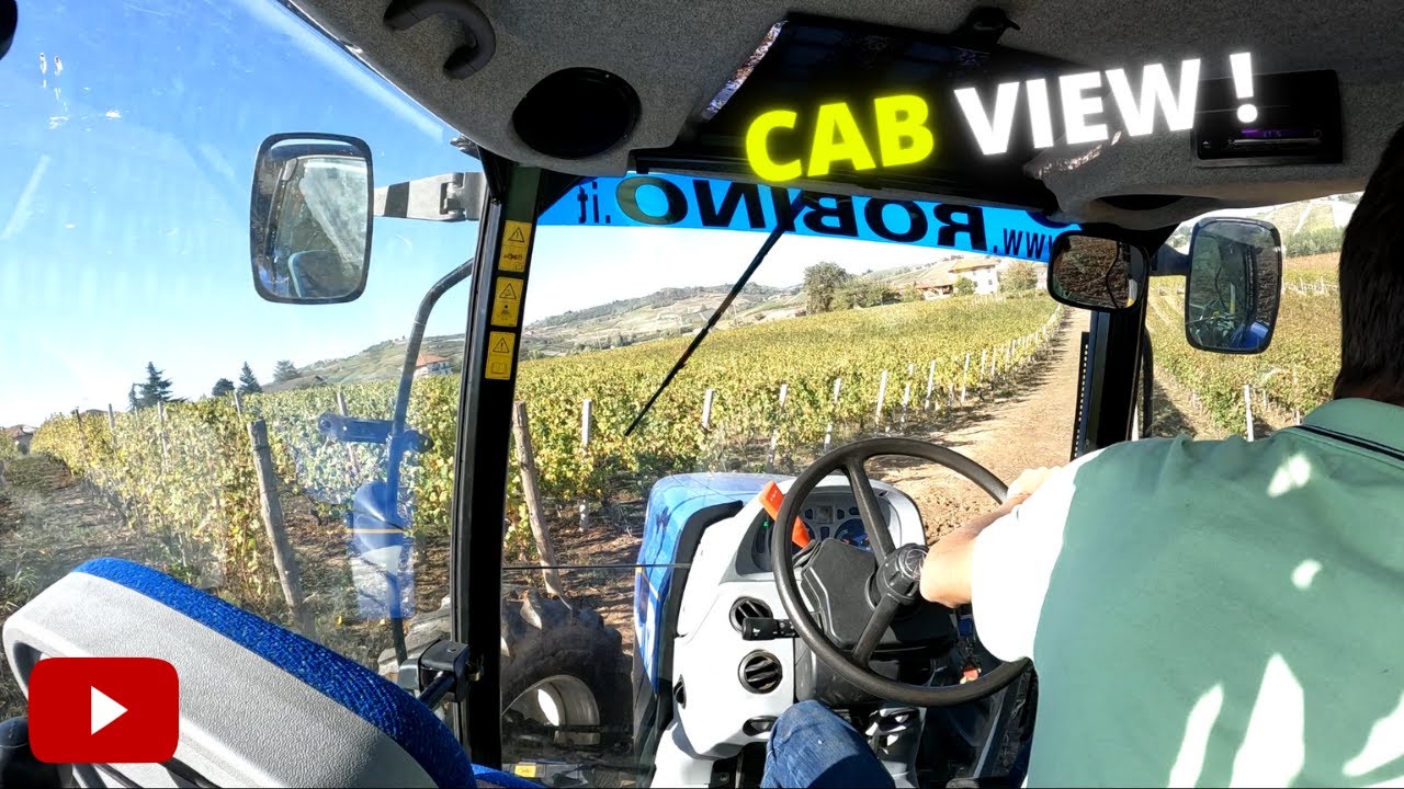 CAB VIEW| New Holland T6020 + ripuntatore 7 ancore