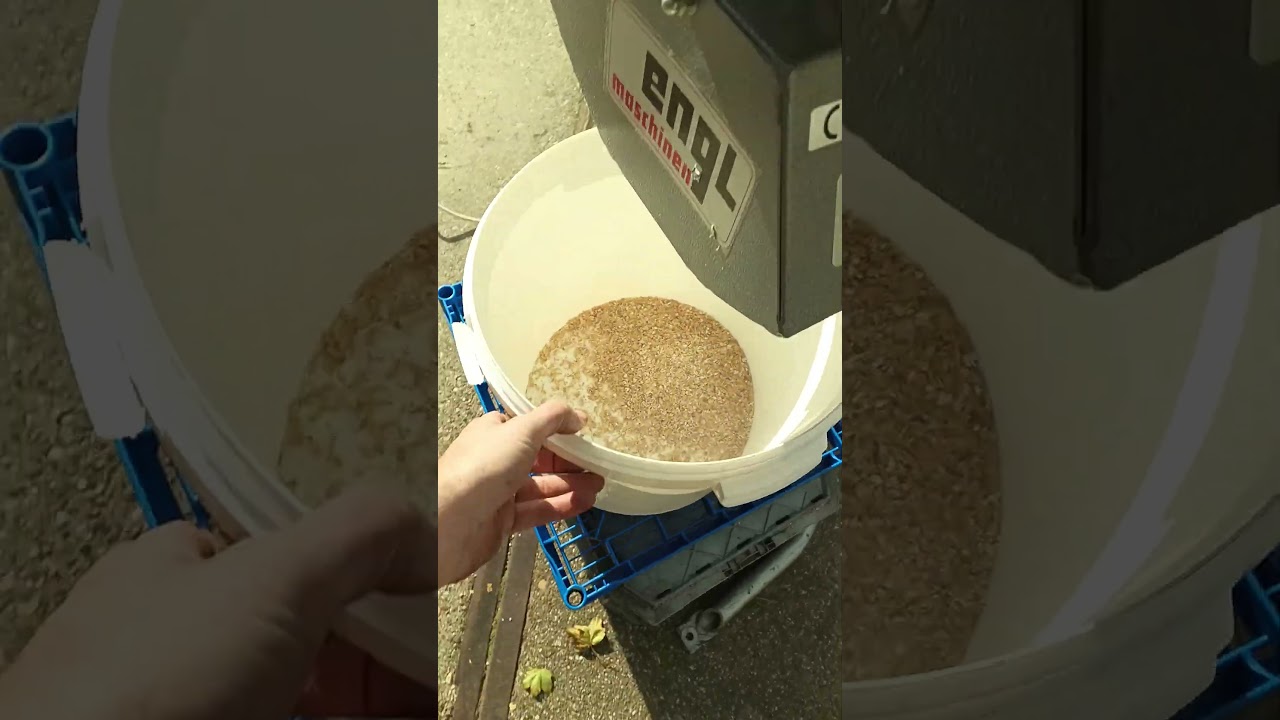 graanpletter in werking en resultaat