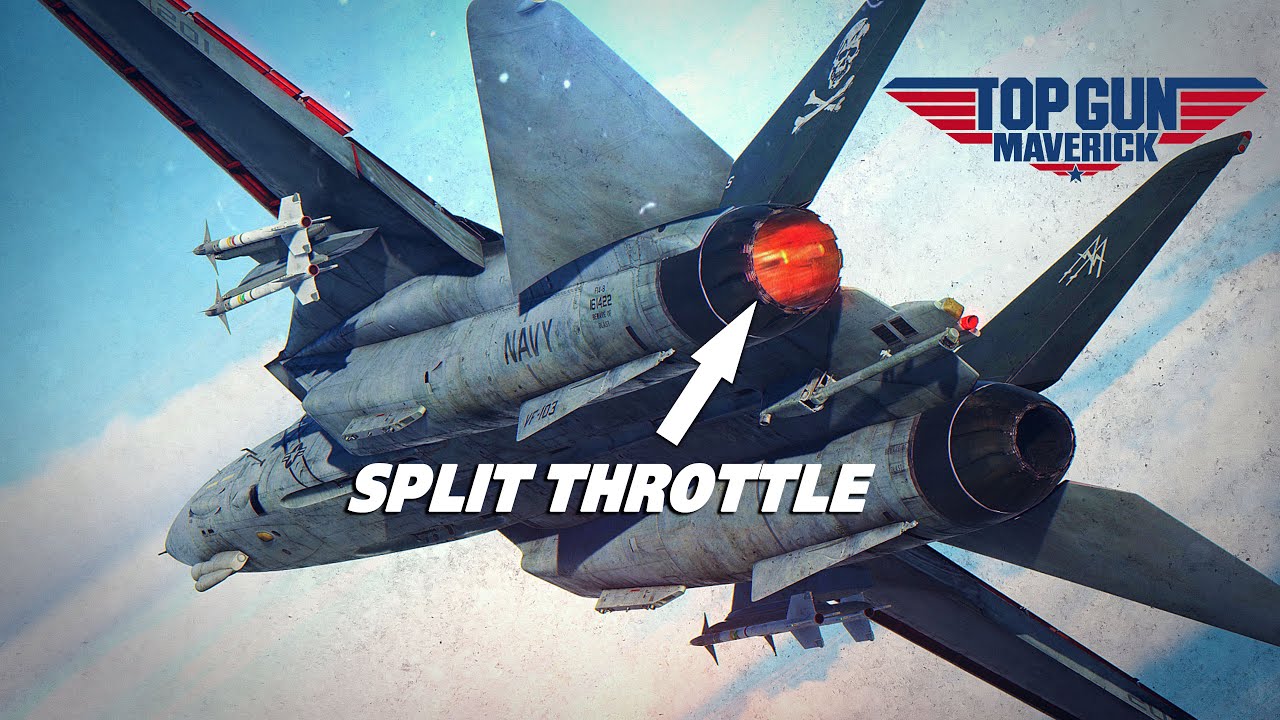 Top Gun 2 Maverick Split Throttle Воздушный бой | F-14 Tomcat | Цифровой боевой симулятор | DCS |