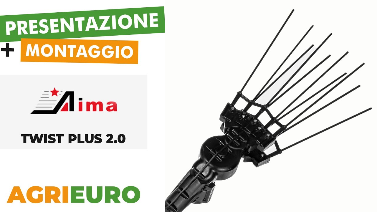 Presentazione e montaggio dell'Abbacchiatore elettrico batteria Aima Twist Plus 2.0