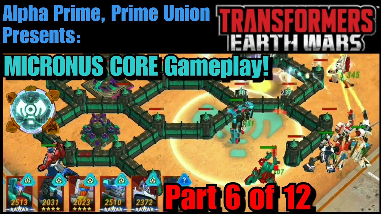 How to Walk maxed Z14/Cybertron bases. Micronus Prime Core Gameplay! Transformers: Earth Wars