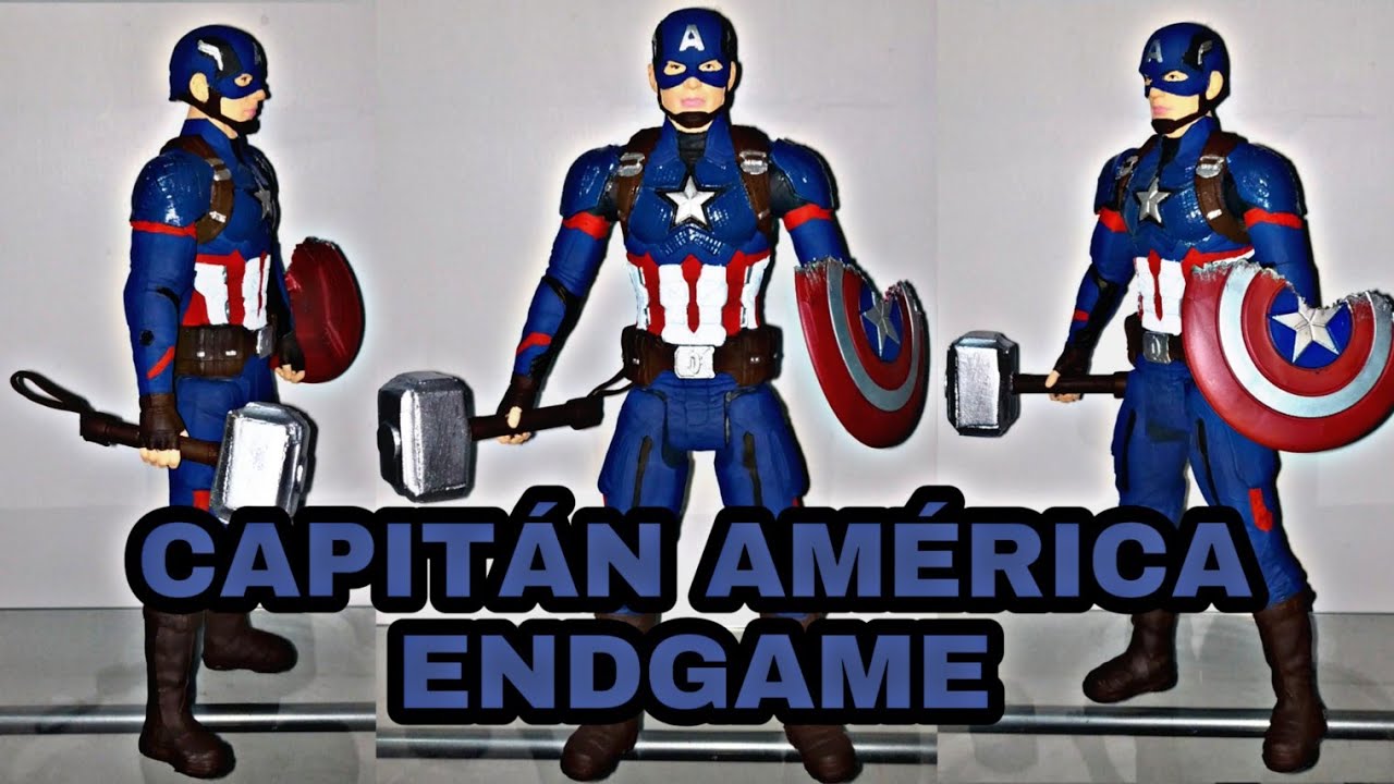CAPITAN AMERICA ENDGAME TITAN HERO / CUSTOM / Street Play