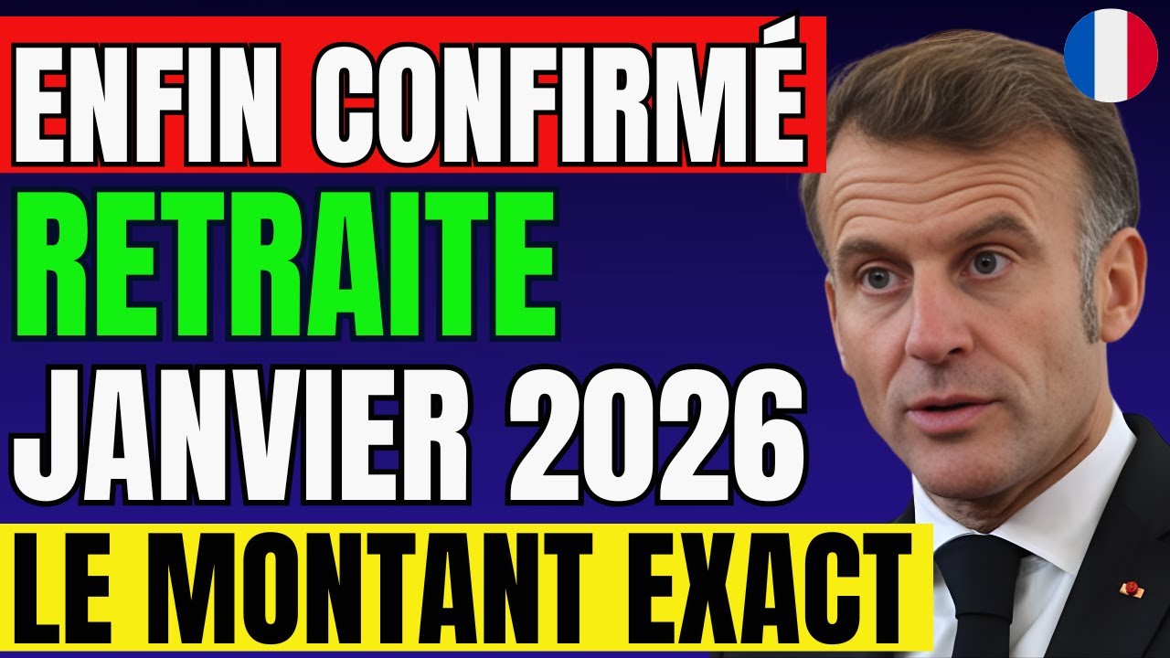 FRAN&Ccedil;AIS N&Eacute;S AVANT 1964 : votre pension change en janvier 2026, voici les chiffres officiels