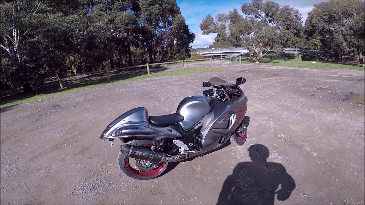 2019 Suzuki Hayabusa Yoshimura R77 Slip-on sound test