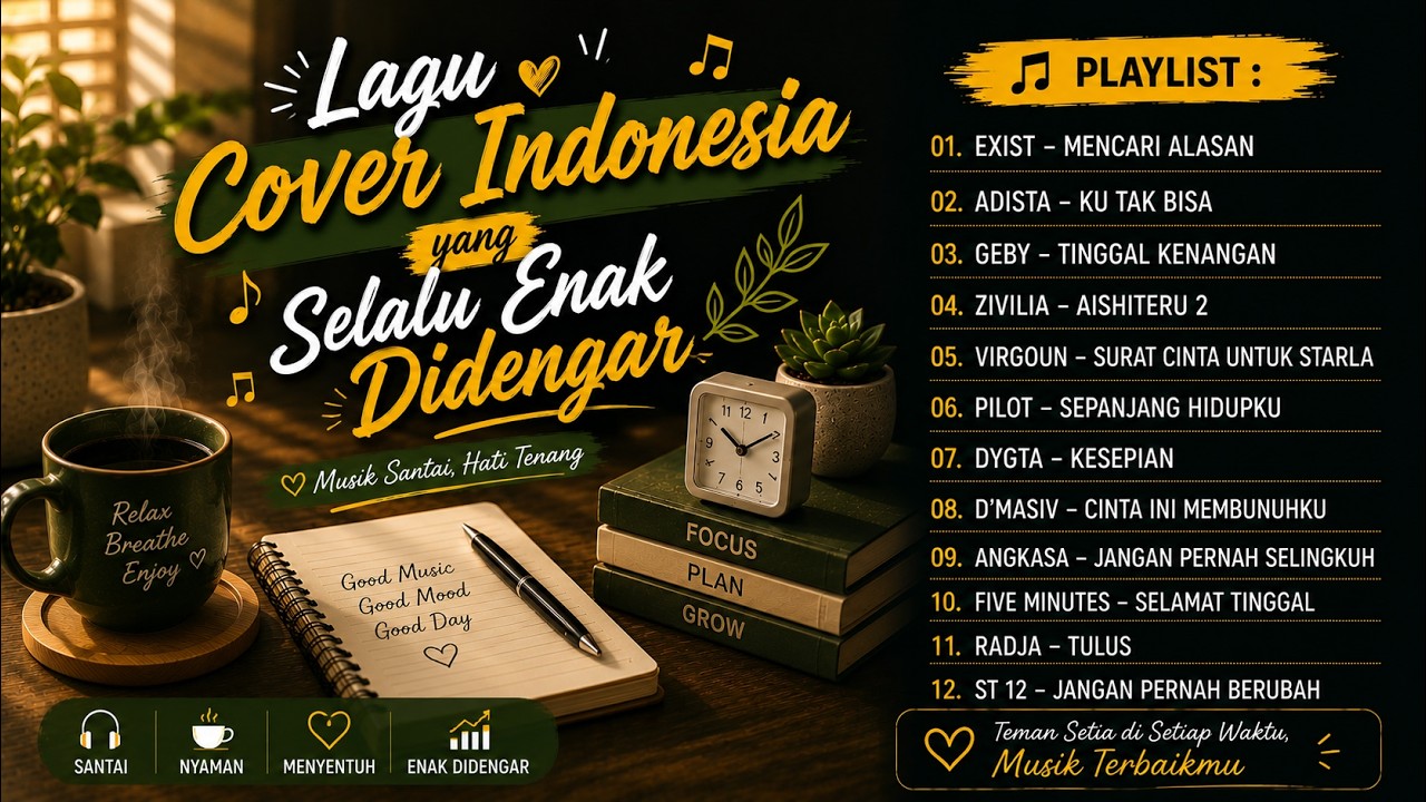 Lagu Cover Kenangan 2000-an Enak Didengar Saat Kerja & Santai | Playlist Nostalgia 2026