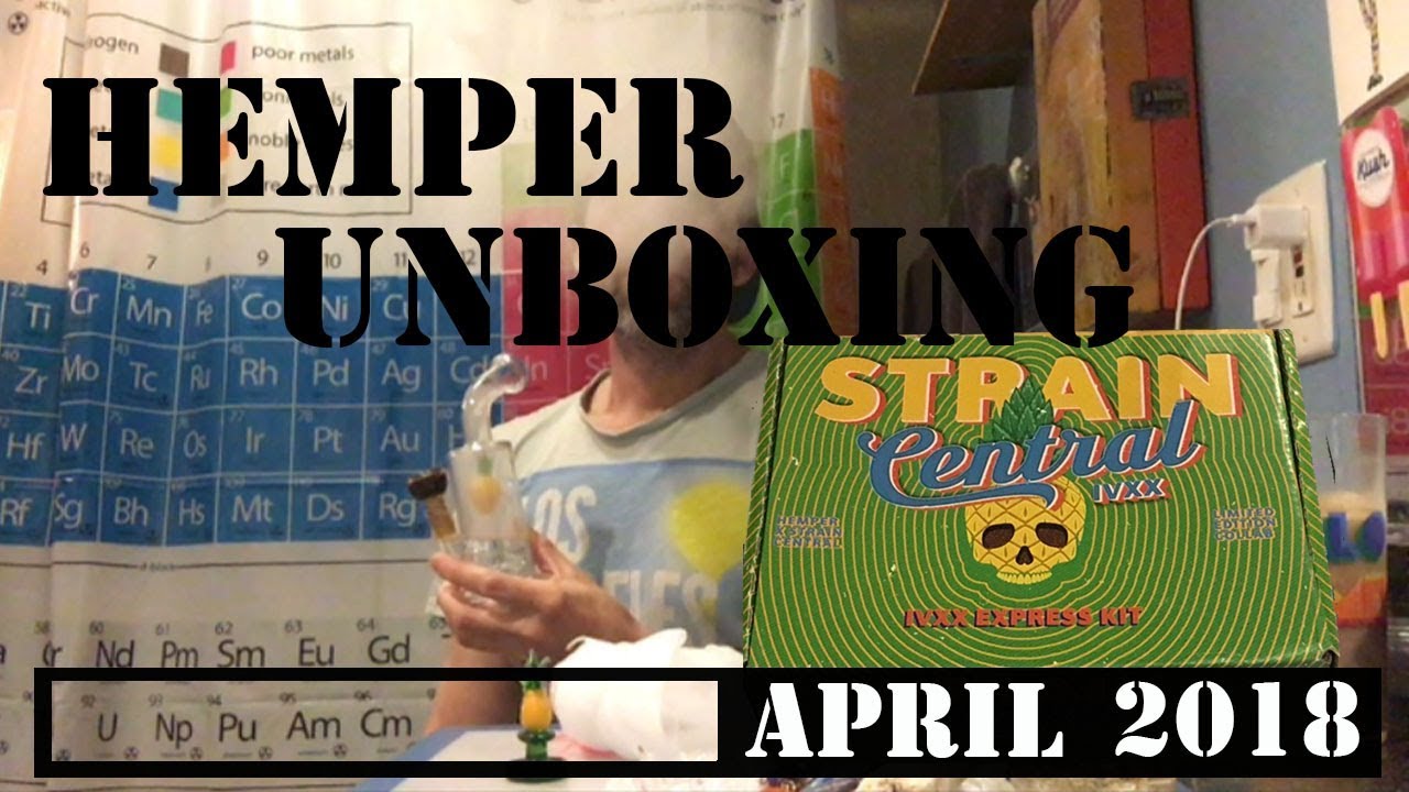 Hemper Unboxing (Strain Central Collaboration)...April Glassesentials 2018 Subscription Box