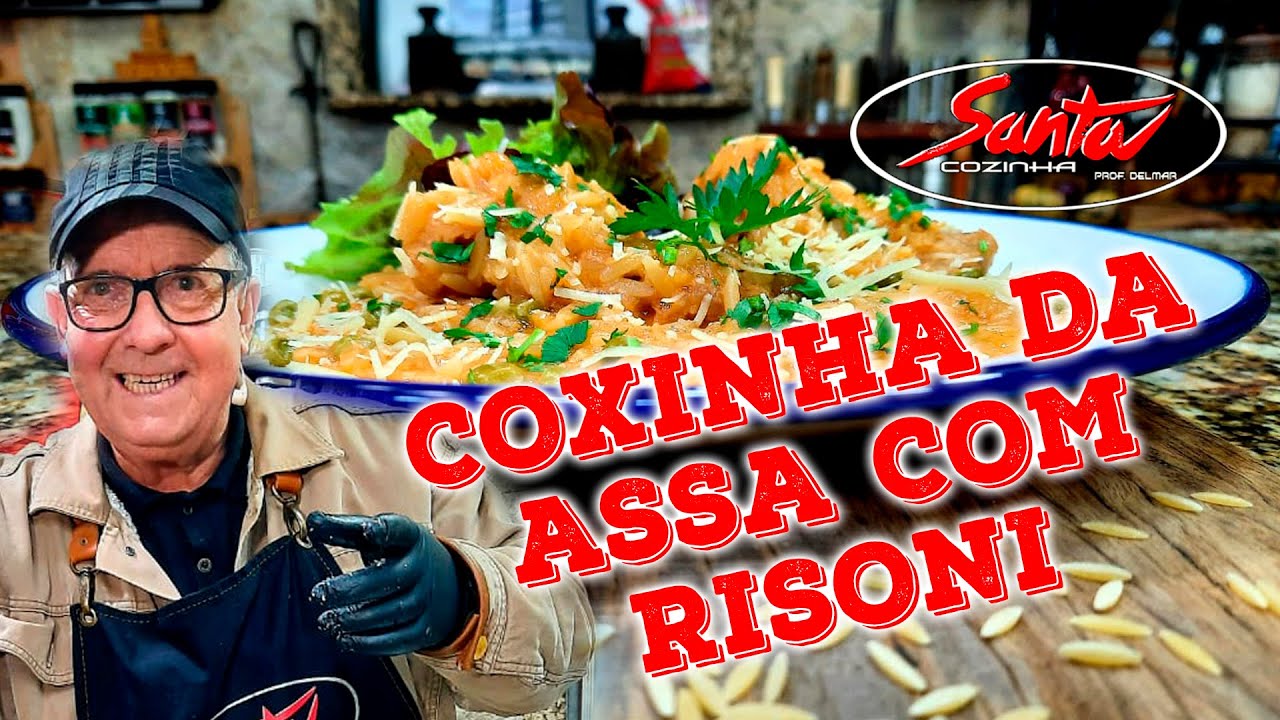 COMO FAZER UM FRANGO COM RIZONI - NÃO FAÇA FRANGO SEM VER ESSA VIDEO / SANTA COZINHA - Prof Delmar