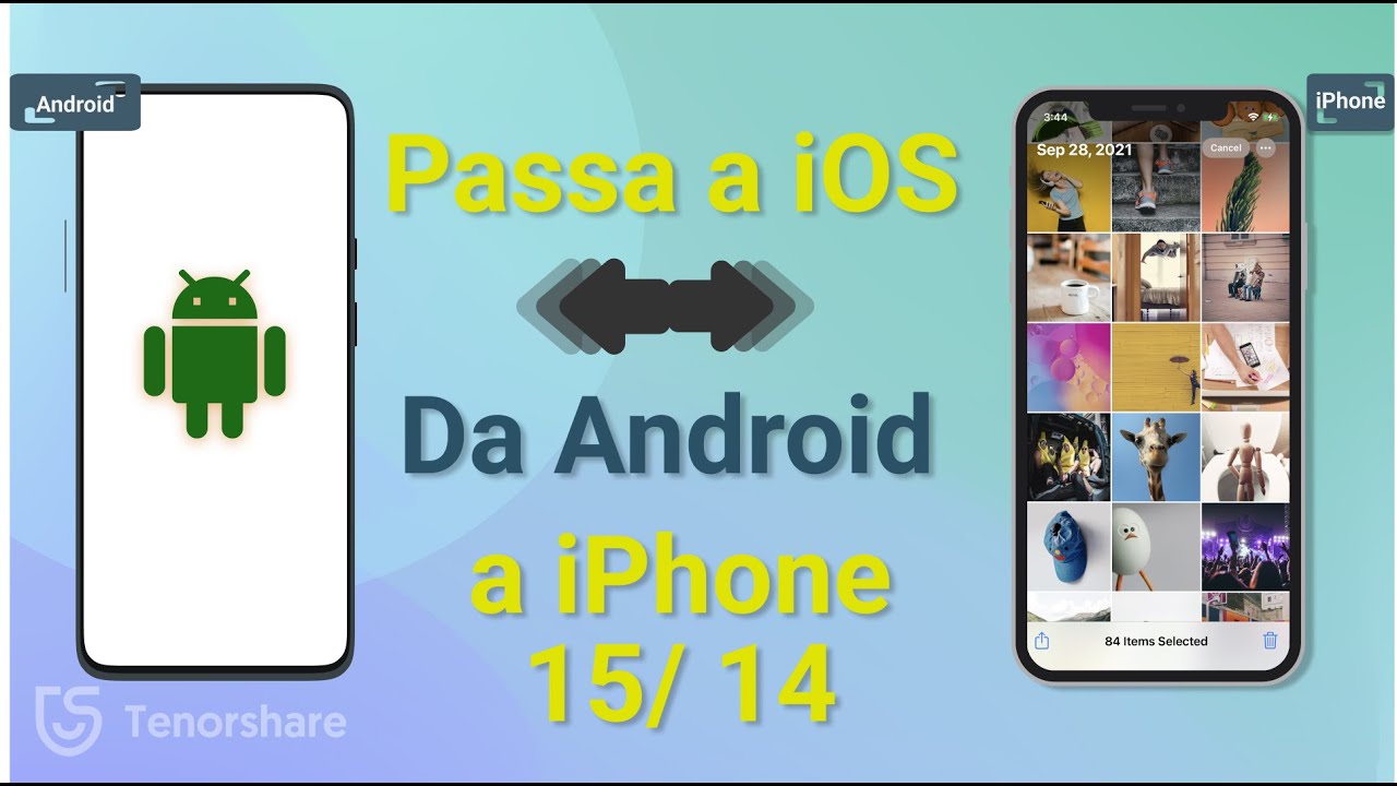 Come Trasferire\ Passare i Dati da Android a iPhone 16/15/14