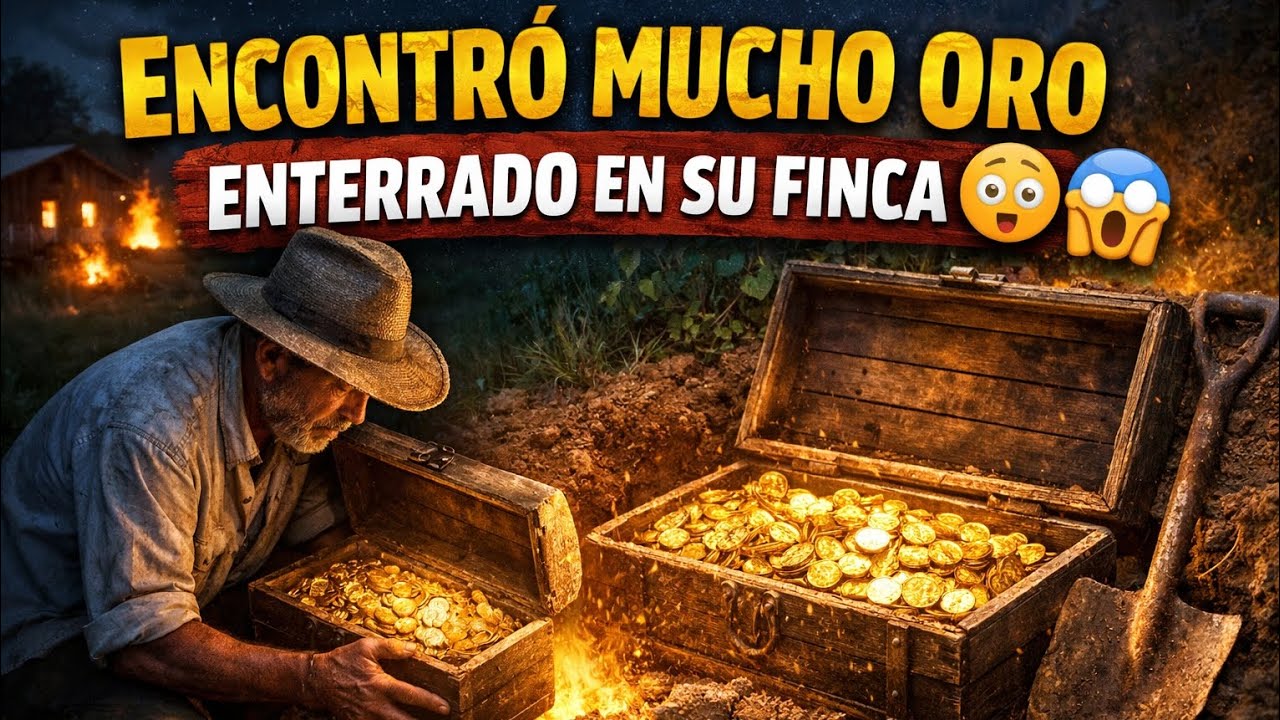 Encontró mucho oro enterrado debajo de su finca y descubrio porque sucedían cosas extrañas de noche 